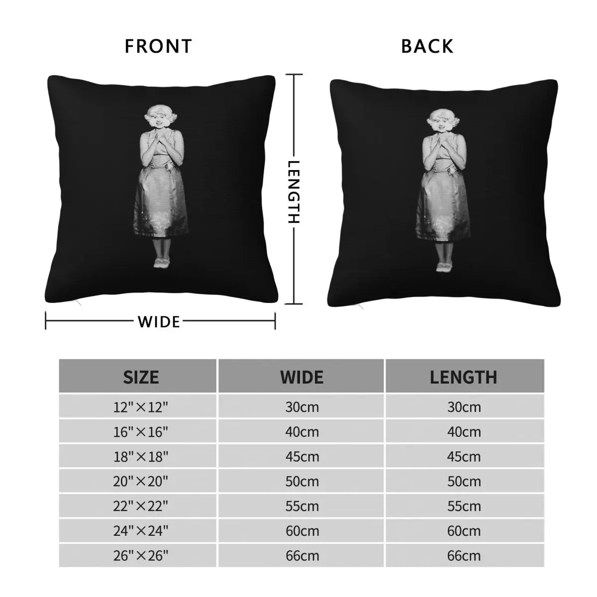 Eraserhead Lady In The Radiator Pillowcase Polyester Linen Velvet Pattern Zip Decorative Pillow Case Bed Cushion Cover