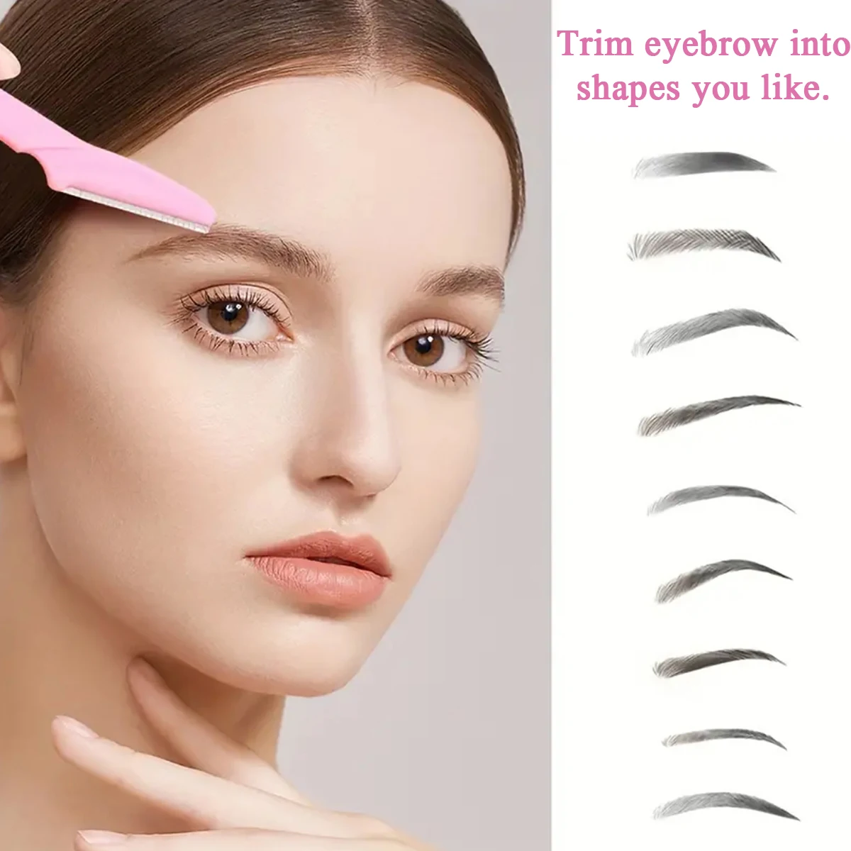 Cuchillas de afeitar para cejas, herramientas de maquillaje, 30 piezas