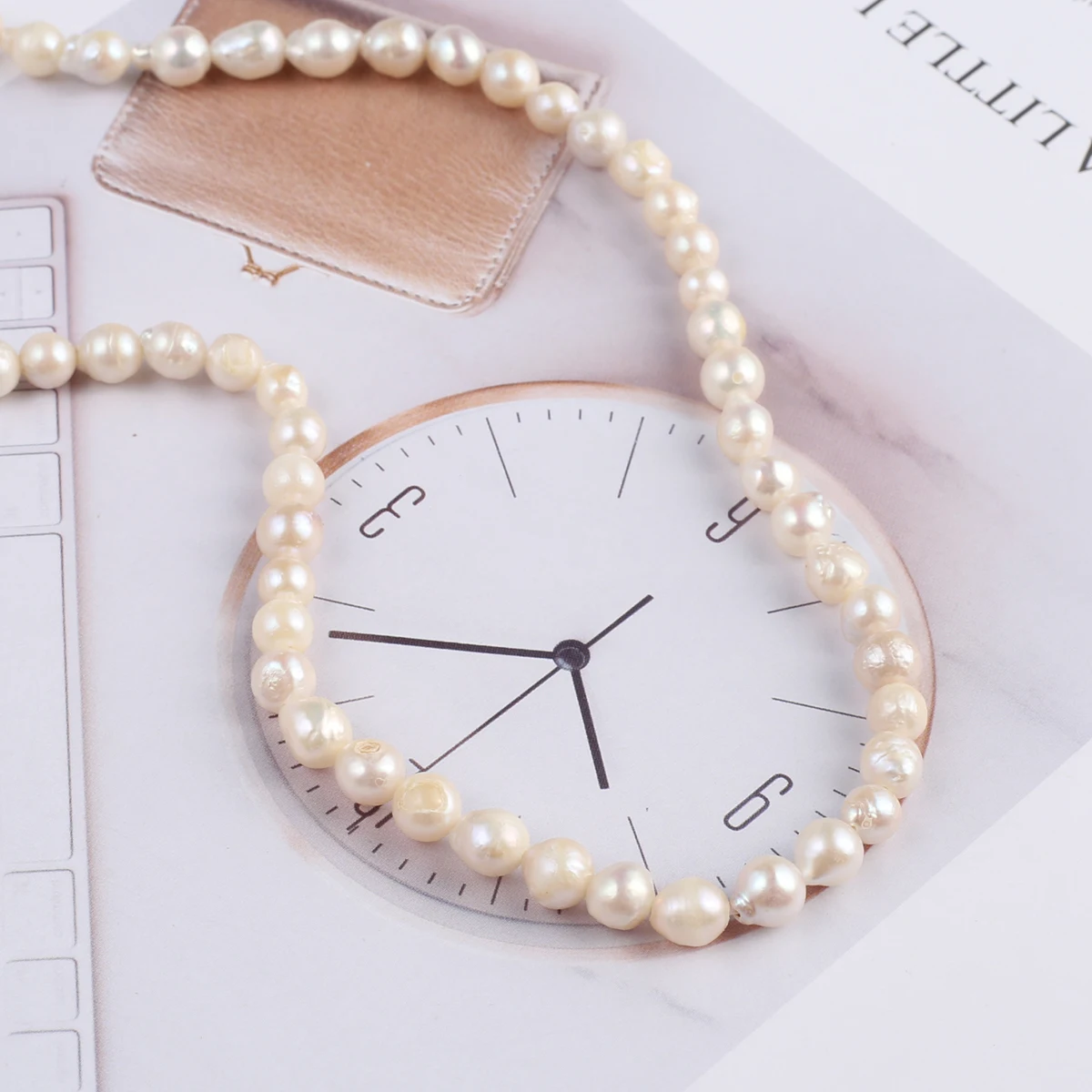 Natural Freshwater Pearl Irregular Baroque Pearl 5-6mm For Jewelry Making DIY Necklace Earrings Bracelet Accessory