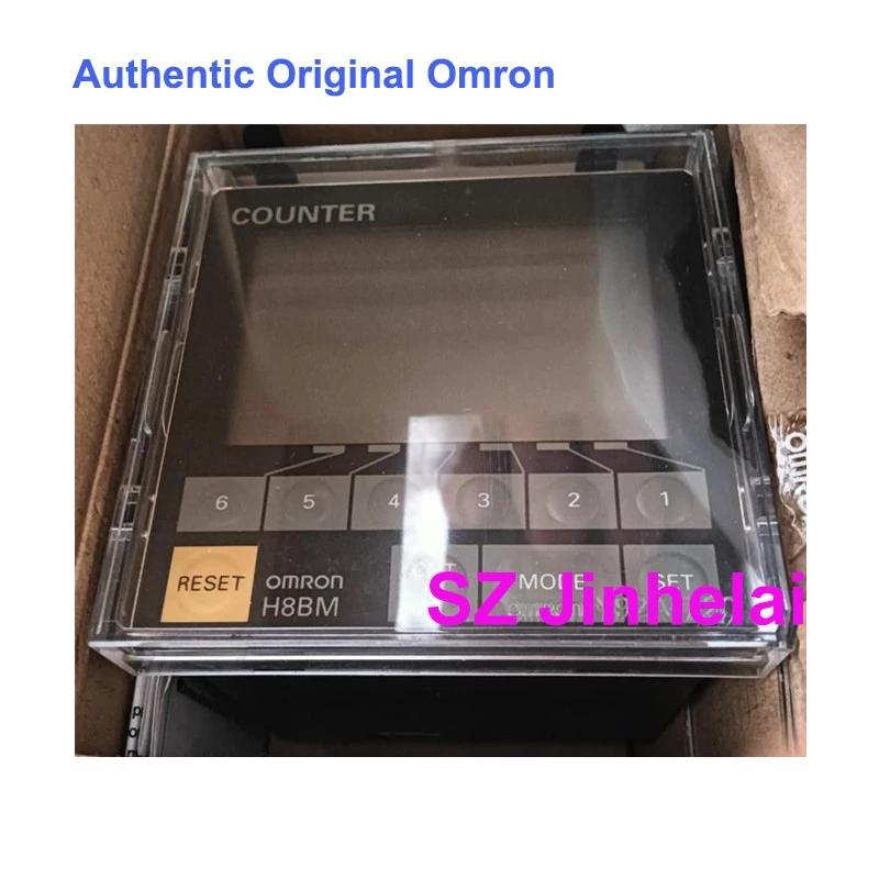 

Original Omron Counter Timer Relay H8BM-RB 24VDC Measure Equipment Operating Cycles and Times and Forecast Maintenance Timing