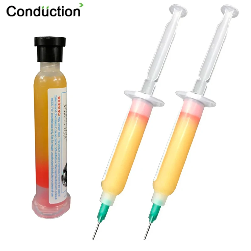 Pasta de soldadura sin limpieza, flujo de soldadura RMA-223 para soldadura de teléfono móvil, BGA SMD PGA, herramienta de reparación de PCB