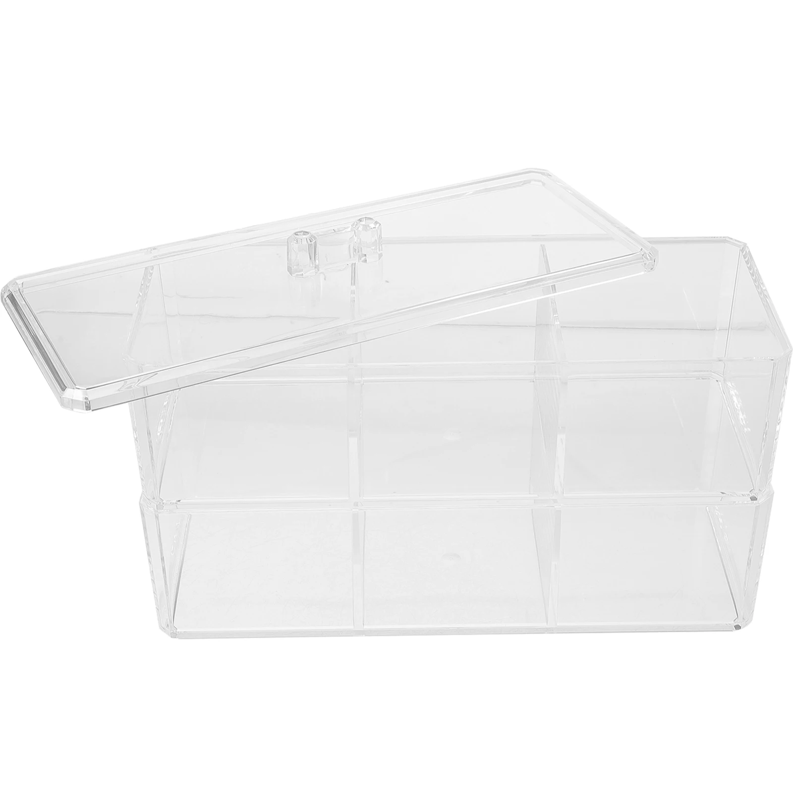 

Organizers Cotton Storage Box Makeup Sponge Powder Puff Transparent Acrylic