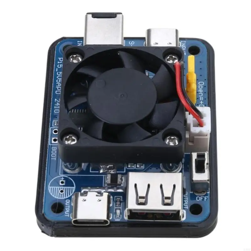 

896F для RPI 5 модуль питания 5V5A 27W PD индуцировал USB два входного широкого напряжения два выхода
