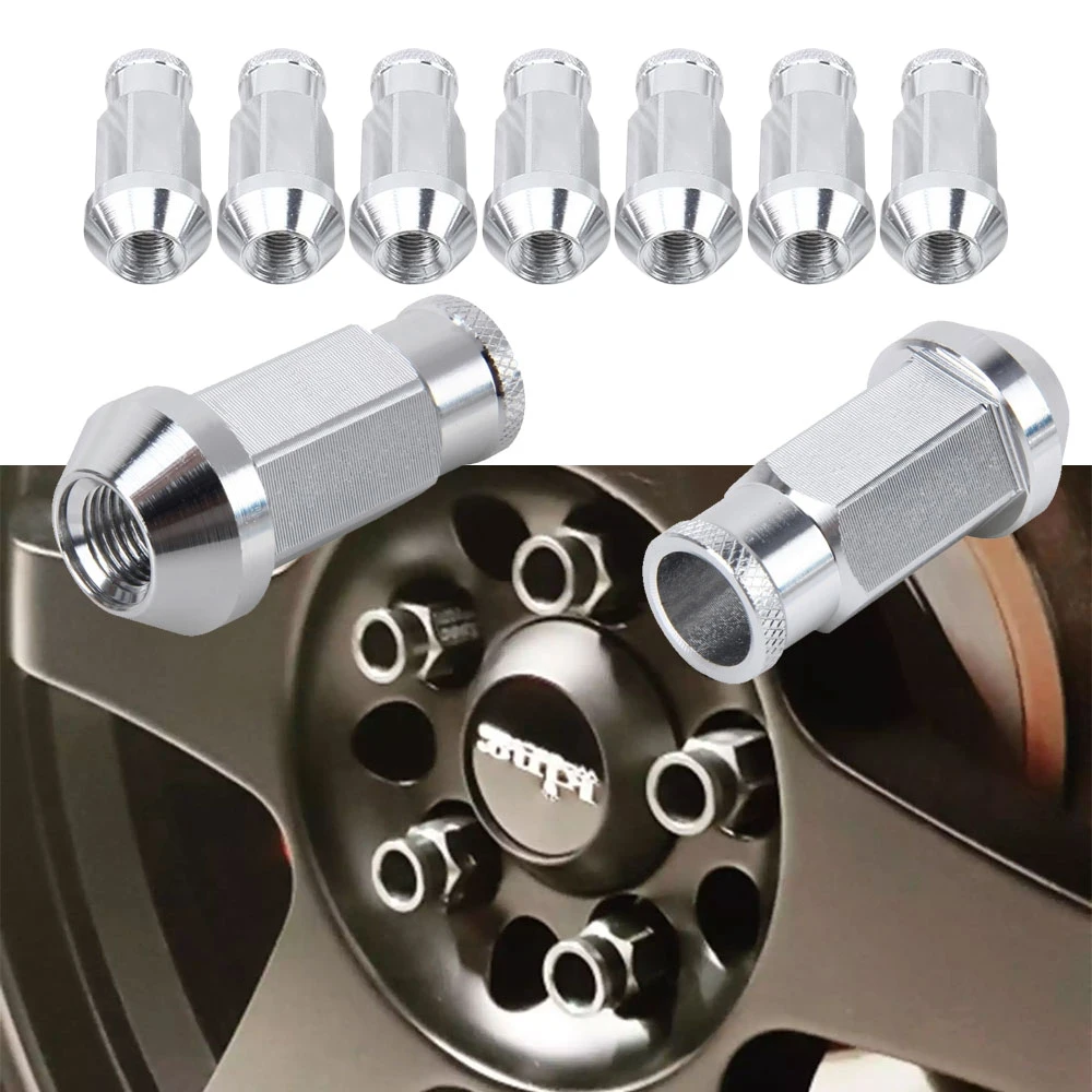 

20Pcs Racing Wheel Lug Nuts Screw Wheel Bolts Studs Racing Aluminum Alloy M12x1.5/1.25 Length 52MM for D 1 Spec Most cars