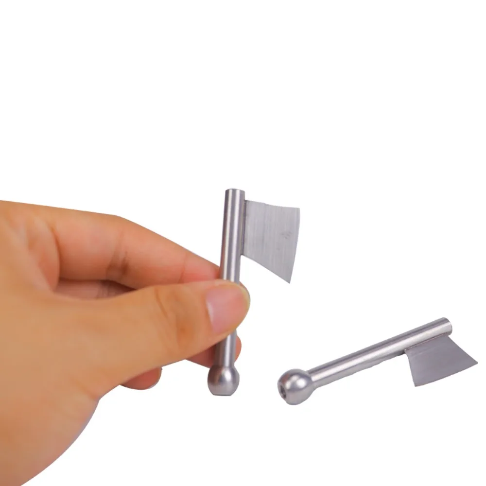 64mm Flagpole Shaped Metal Hollow Straw Portable Compact Smoking Accessory view 4