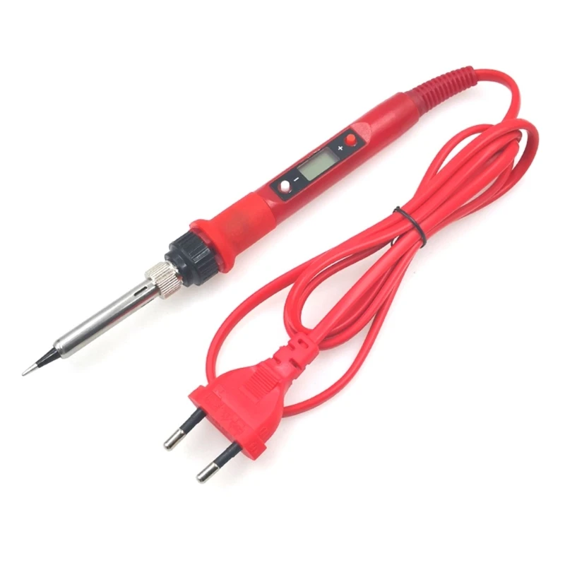 Soldering Set Iron Set 80W LED Soldering Iron with Adjustable Locked Temperatures 180°C-480°C LCD Digital Display Welding