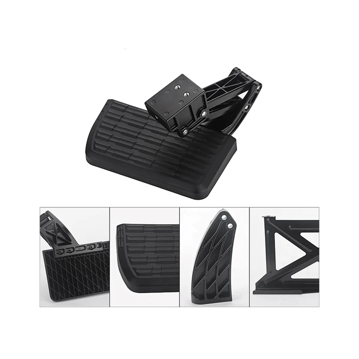 Bed Step Retractable Footrest Kits PT392-34140 for Truck 2014-2021 Bed Bumper Foot T-Step Folding