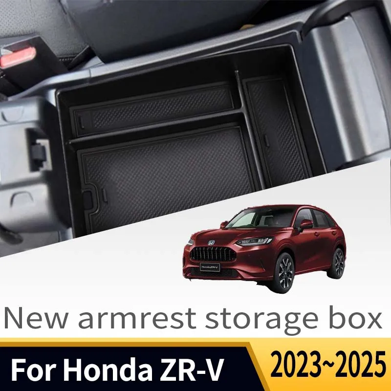 

Auto Parts Suitable For Honda ZR-V RZ HR-V 2023~2025 Car Central Control Armrest Storage Box Multifunctional Auto Accessories