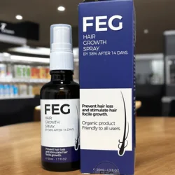 FEG-Huile de traitement anti-chute de cheveux, organique, soins capillaires, croissance, pour cheveux longs