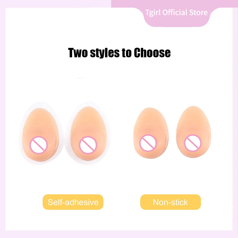 Tgirl Realistic Big Boobs Silicone Pad Adhesive Breasts Form for Mastectomy Bra Insert Accessories Shemale Cosplay Nipples