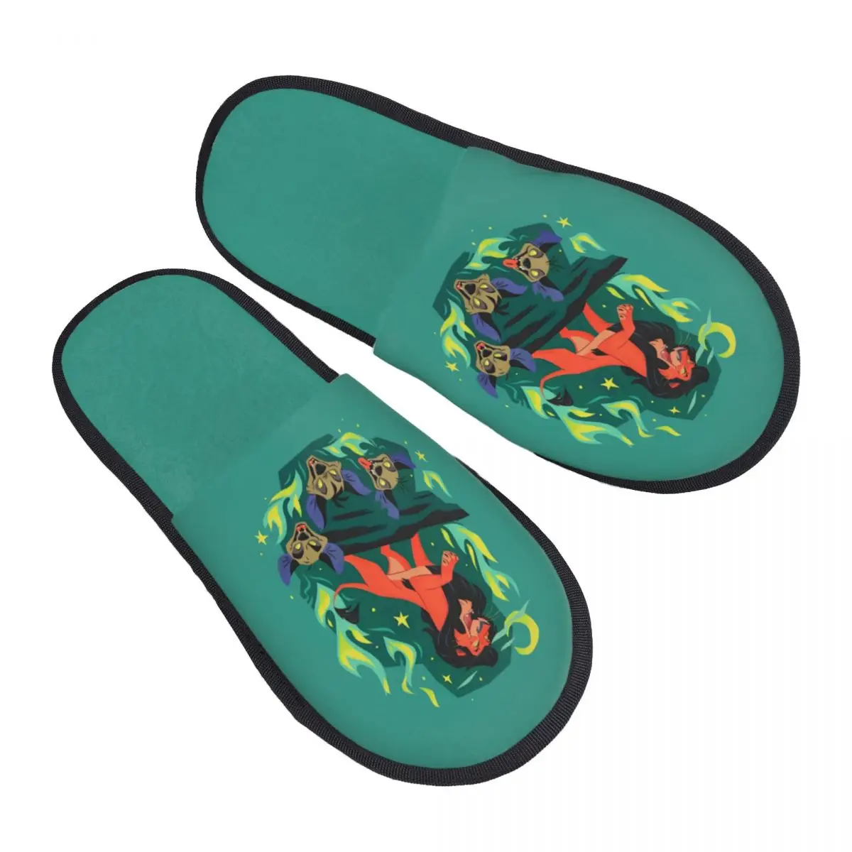 

Custom The Lion King Soft Memory Foam House Slippers Women Cartoons Comfy Warm Anti-Skid Slipper