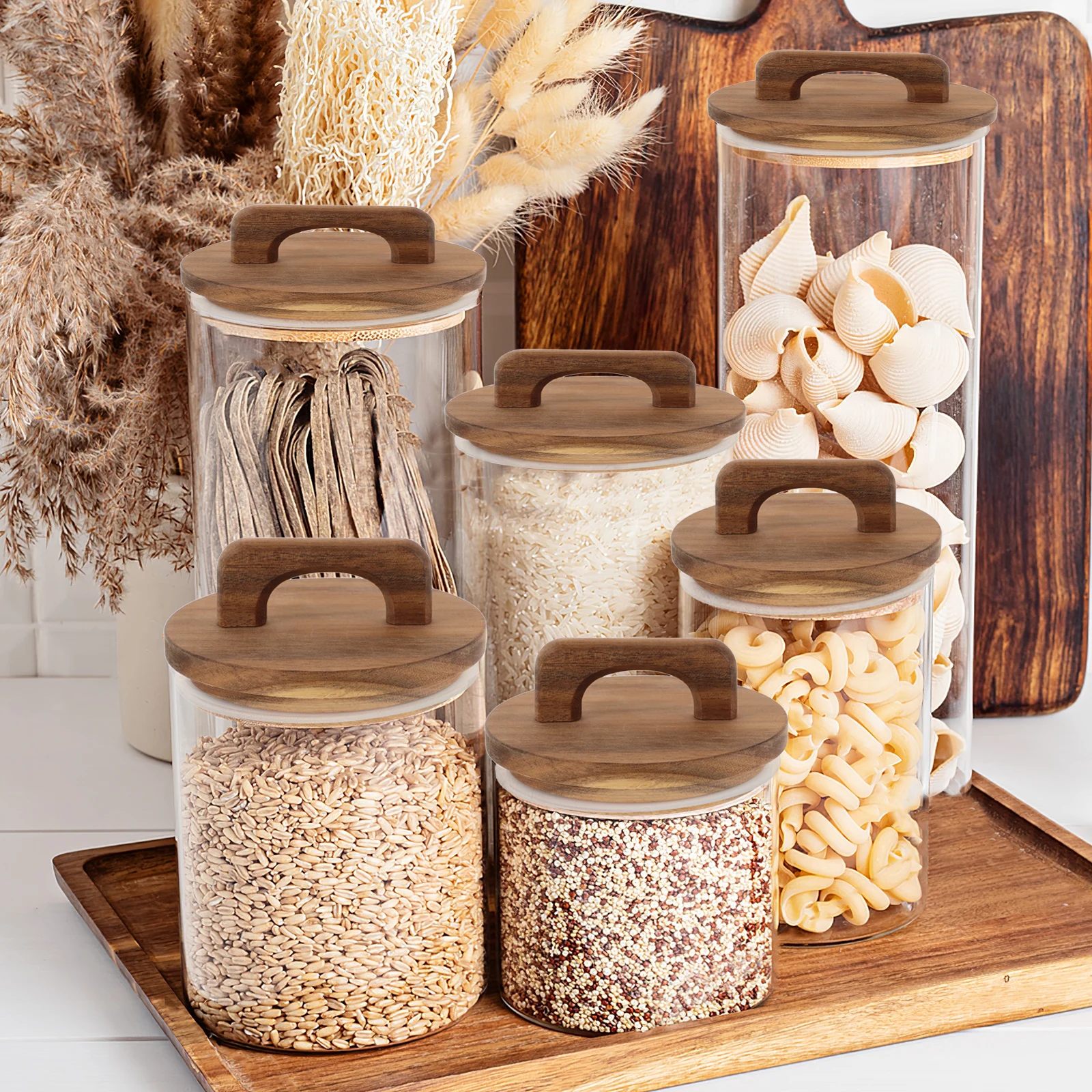 

Wood Jar Lid: Reusable Sealing Canning Covers For Airtight Glass Jars Leakproof Multipurpose Sturdy Replacement Lids Home