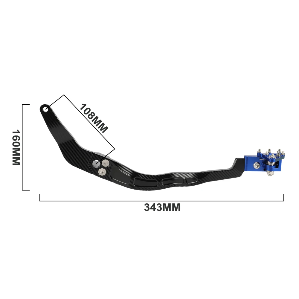 CNC Foot Brake Pedal 7075 Aluminum Brake Levers For YAMAHA TTR110 TTR 110 Motocross Dirt Bike Motorcycles Accessories Foldable