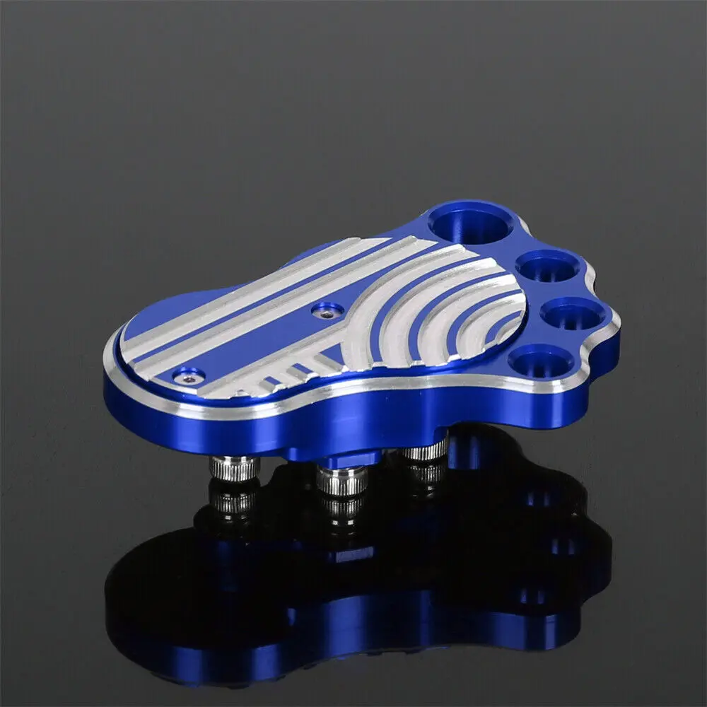 Crampons de sculpture 3D CNC, pédale de frein, coussinet de cheville pour Honda Monkey 125 (JB02/03) Grom Super Cub C125 Dax125, repose-pieds pour passager arrière