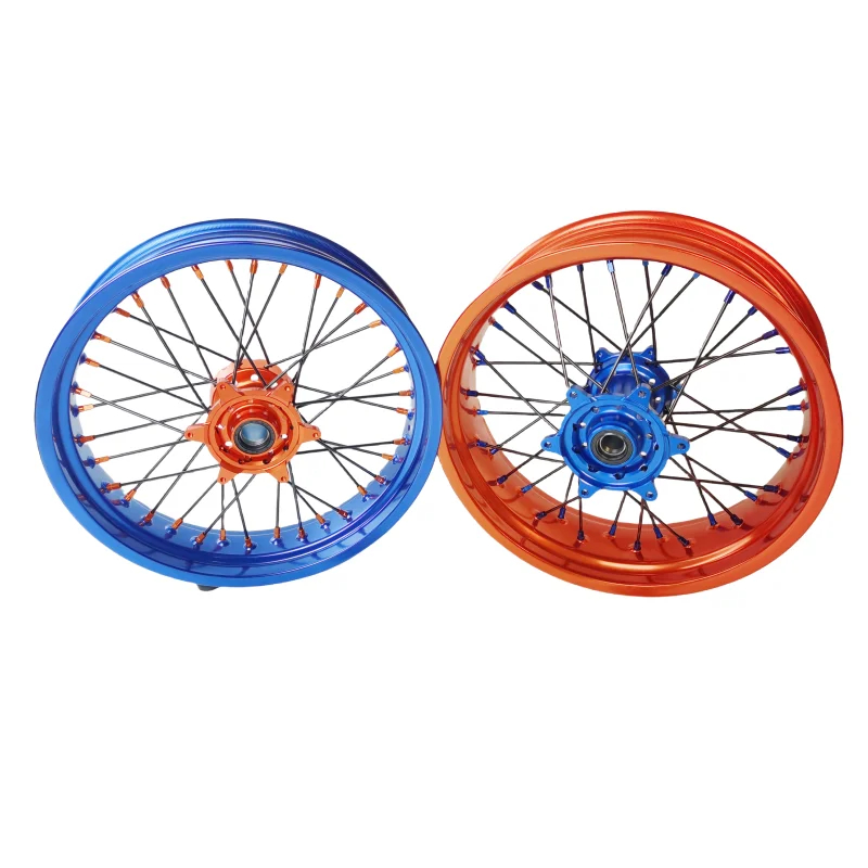 Factory Customized Supply Motorcycle Accessories 16/17 Inch Spoke Rims for EXC Supermoto Wheels 5