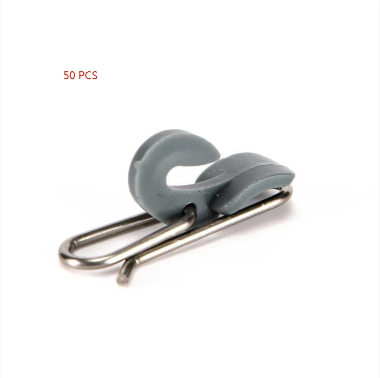 50PCS Hookbait Release Clips / High Imp Breakaway Sea Fishing Impact Bait Clip Fishing Tools Fishing Accessories Equipment