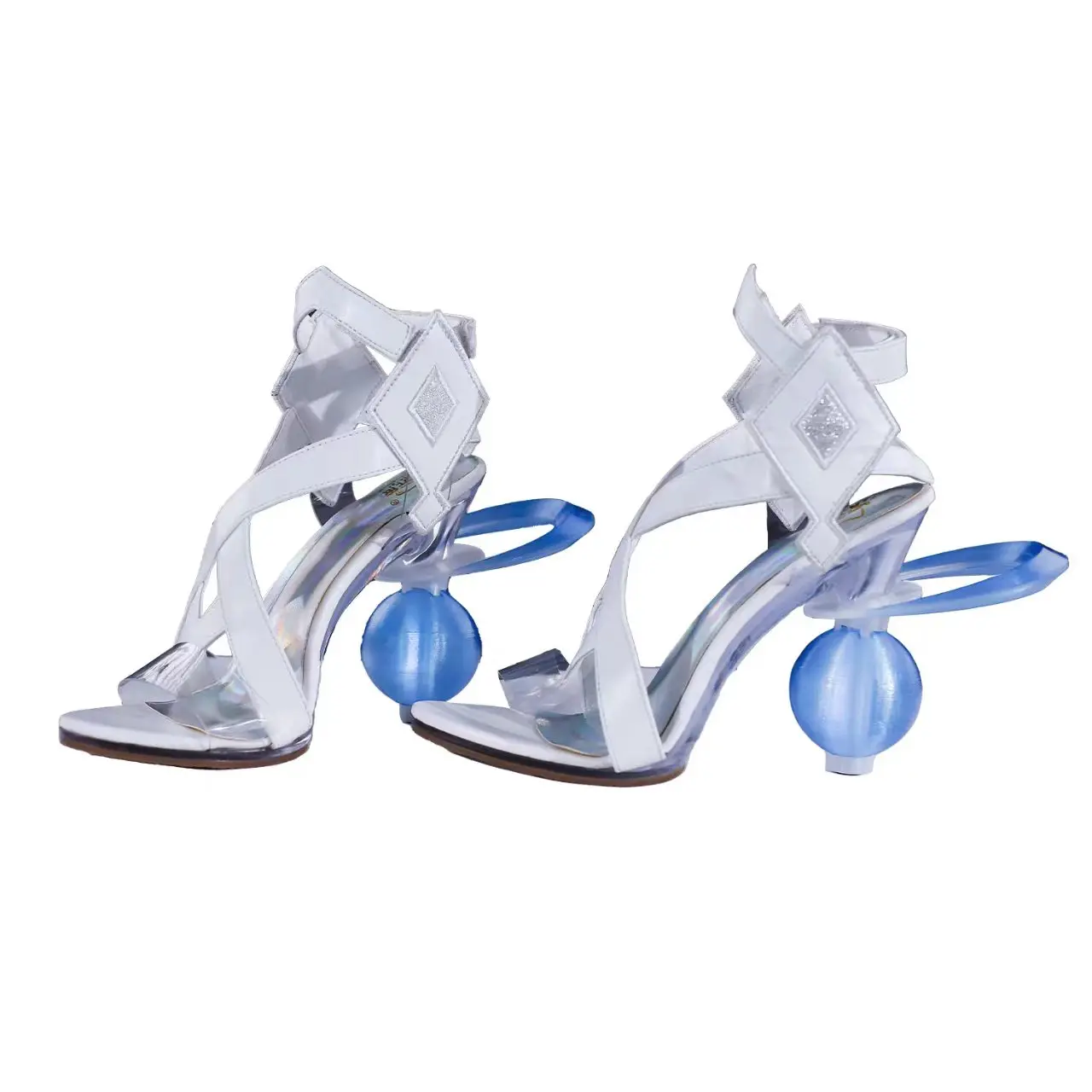

Columbina Cosplay Shoes Genshin Impact Moon Maiden Columbina Fatui High Heeled Shoes Halloween Cosplay Prop Shoes