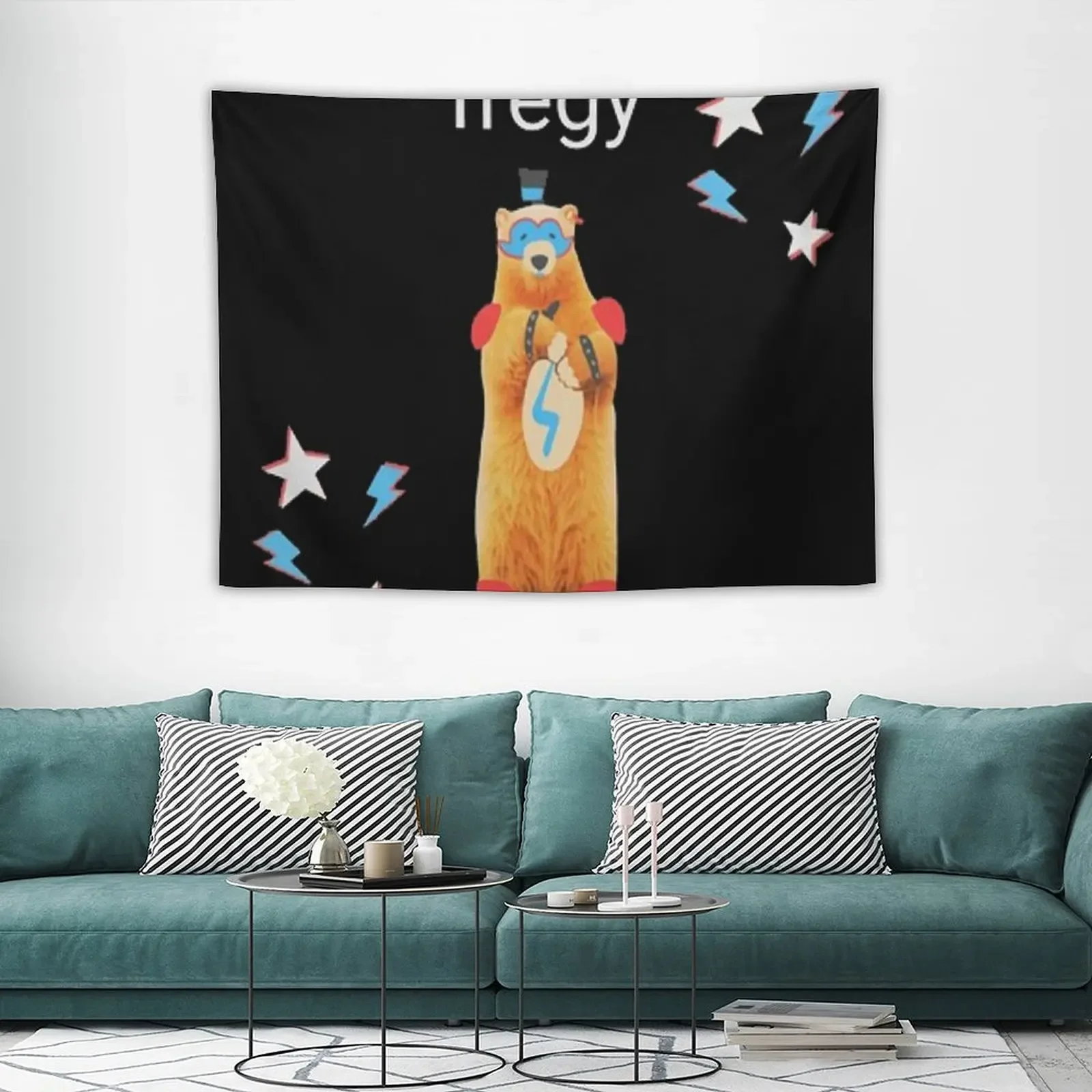 black freggggg Tapestry Christmas Decoration Room Decor Cute Tapestry image 3