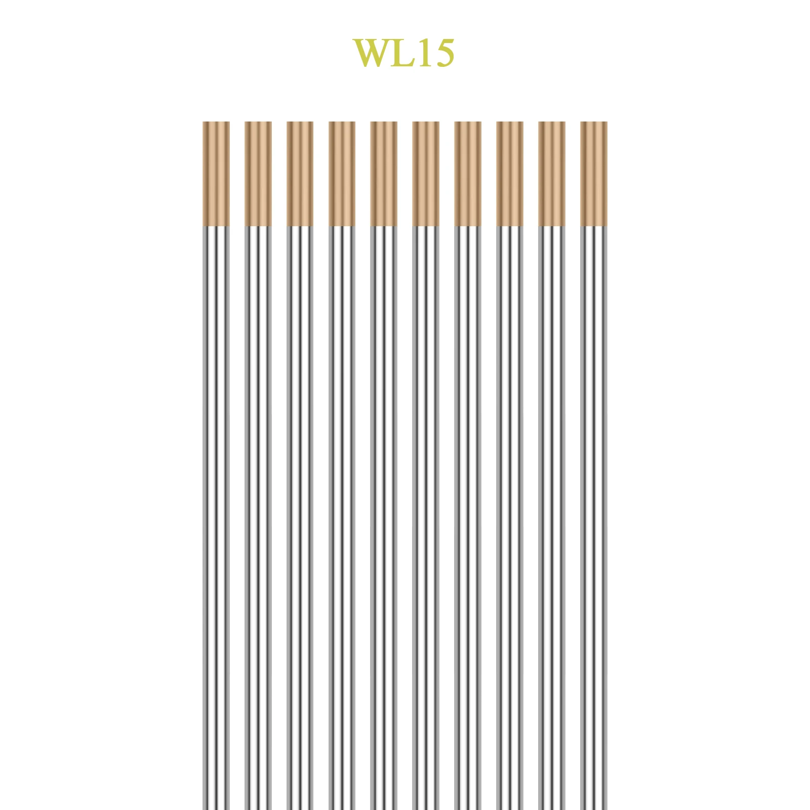 10PCS 150MM/175MM Elektrode Hoofd Naald/Draad Voor De TIG Lasmachine WL20 WL15 WR WC20 WZ8 WP