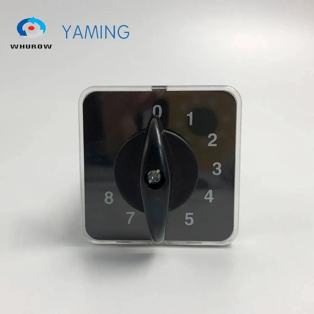 كام التبديل YMZ12-20/4 الكهربائية 0-8 مواقف الفضة الاتصال الإغلاق 20A 690 فولت 4 أقطاب التحكم الروتاري التحول Interuptor #2