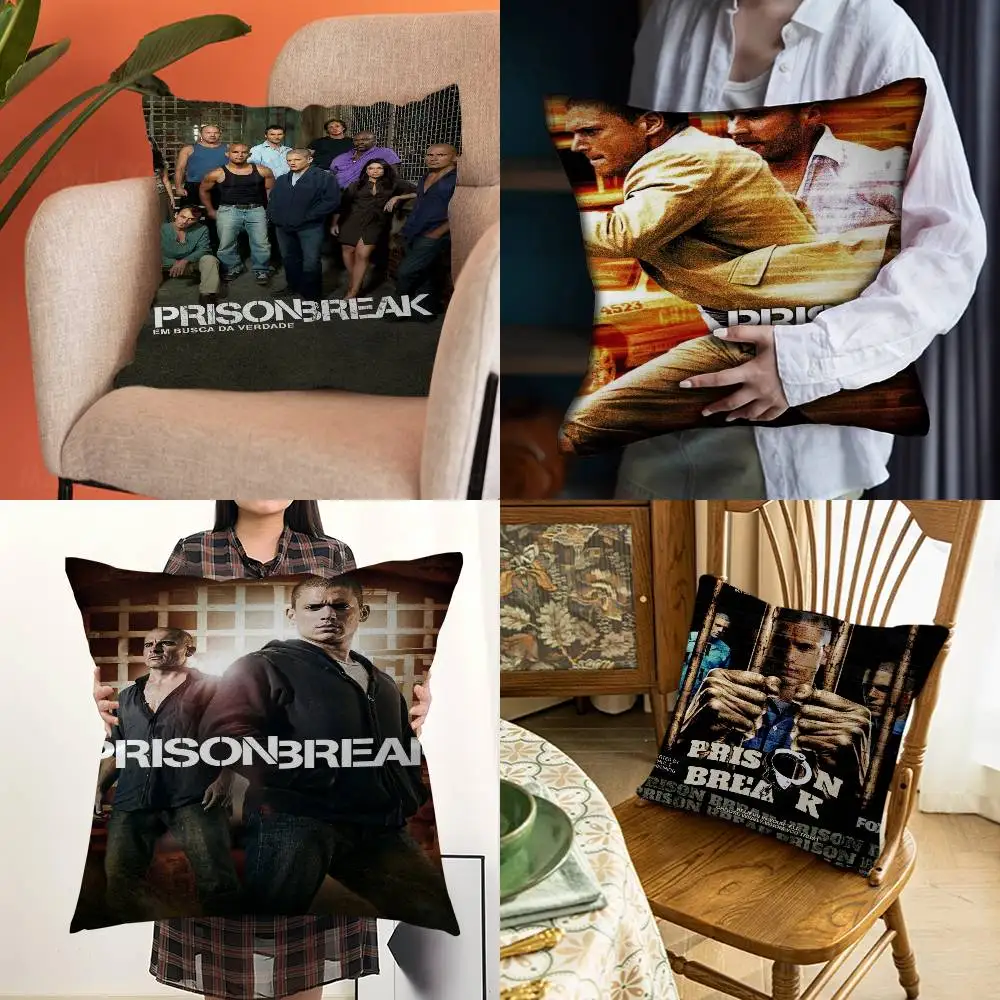 Prison Break Classic TV Series Personalized Pillow Cover Kids Bedroom Wild Party Decor Pillowcase kid Birthday shower Gift
