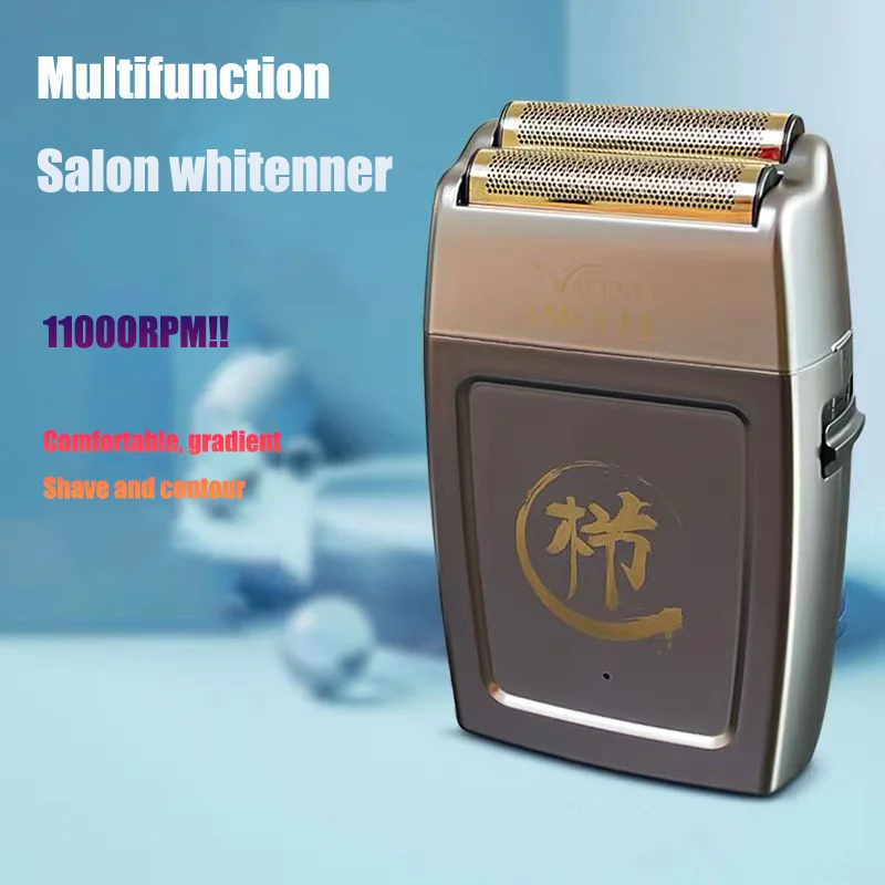 Professional Barbershop Oil Head Gradient Electric Shaver 11000RPM High Speed Barber Whiter Powerful Motor Men's Hair Trimmer