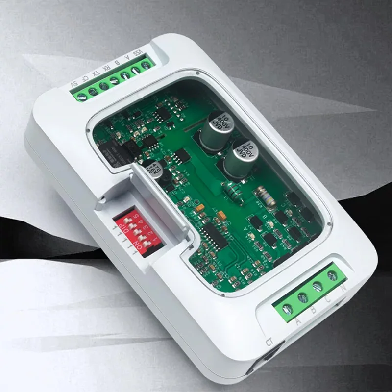 Three phase AC voltage and current meter power acquisition module MODBUS protocol electronic communication box PZEM-6L24