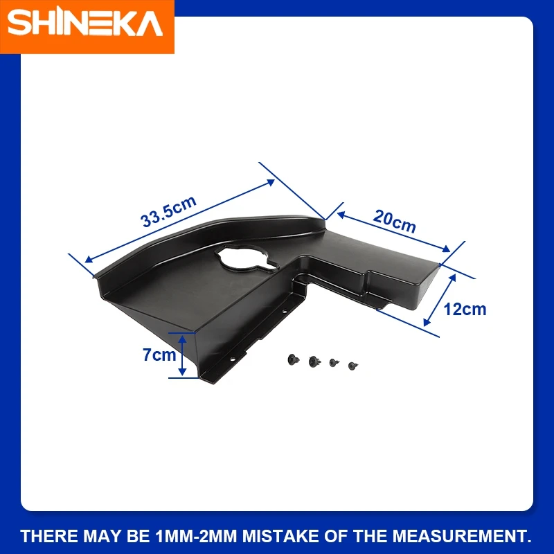 SHINEKA Car Windshield Wiper Spray Bottle Decoration Cover Accessories for Dodge Challenger Charger 2015 2016 2017 2018 2019 Up