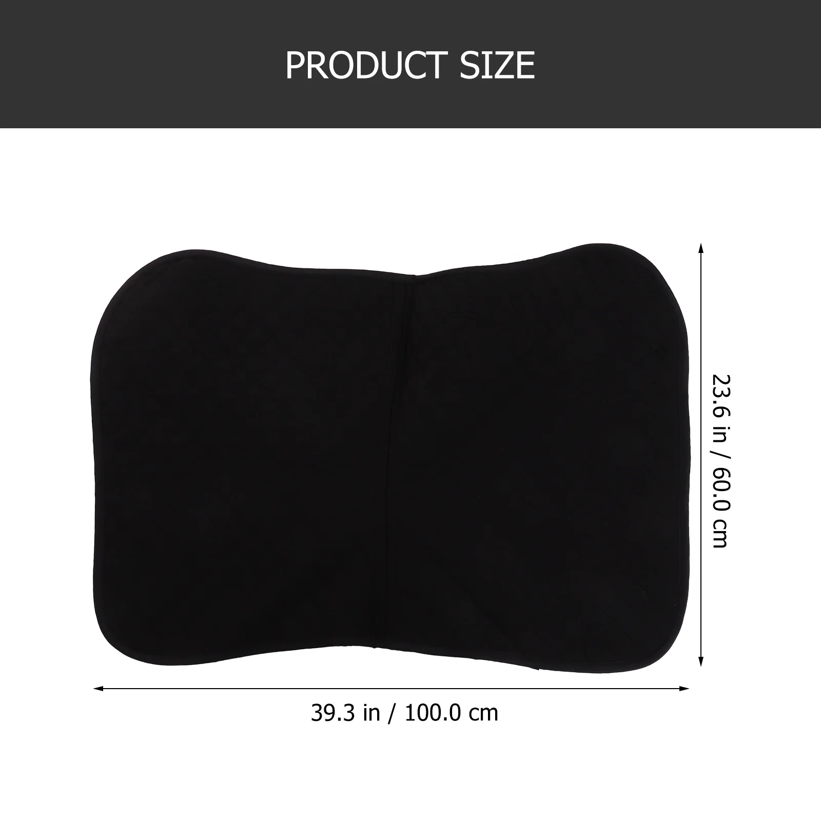 وسادة سرج حصان مضادة للانزلاق سميكة ومريحة من مادة البوليستر المصنوعة من مادة إيفا سهلة التركيب للاستخدام على المدى الطويل