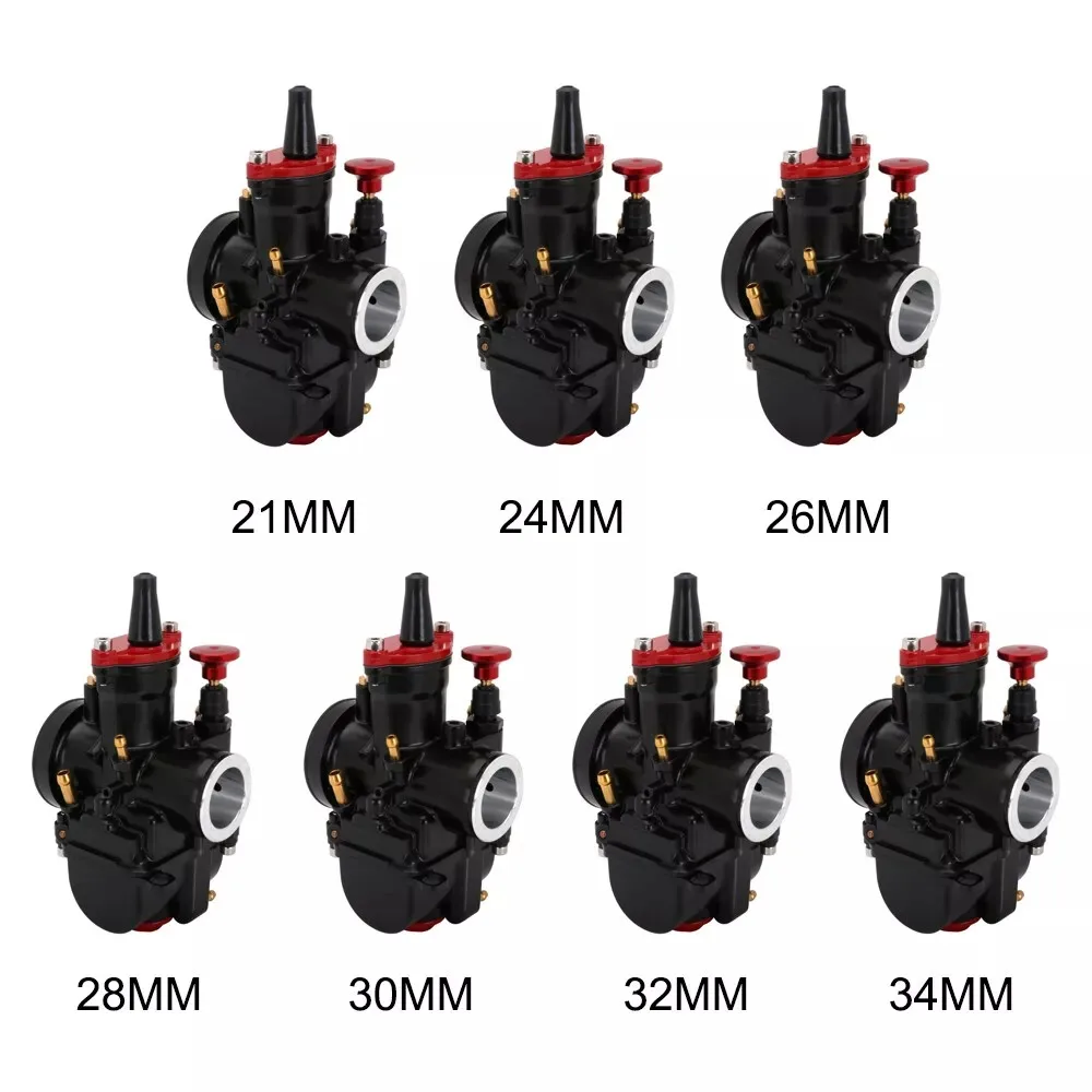Pwk 21 24 26 28 30 32 34 Carburateur 2T 4T Universal Motorcycle Carburetor For Yamaha Mikuni Koso For ATV Carburador 2 Tempos