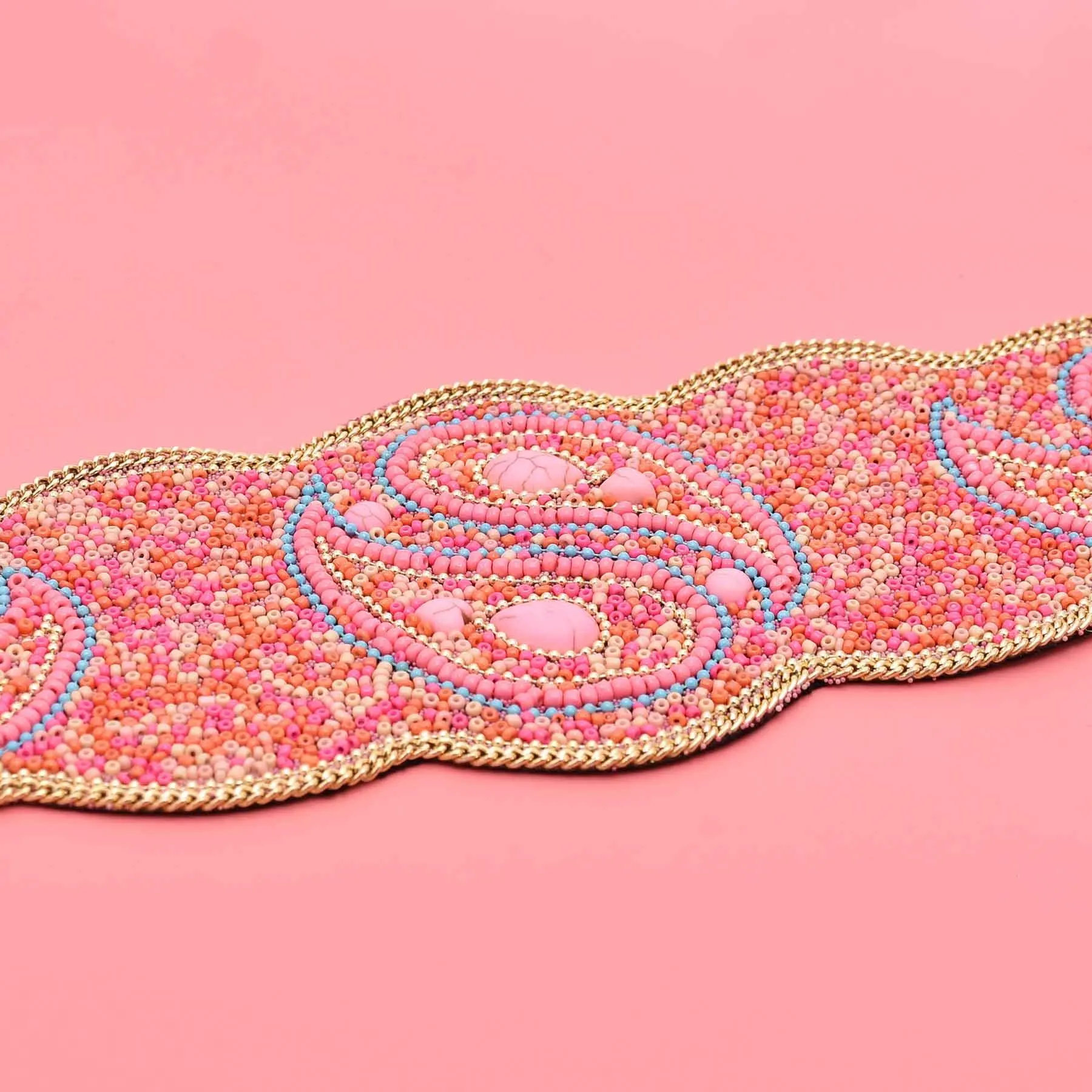 New Bagua Formation Colorful and Multicolor Charm Personalized Belt Elastic Belt Party Summer Fashion Accessories New