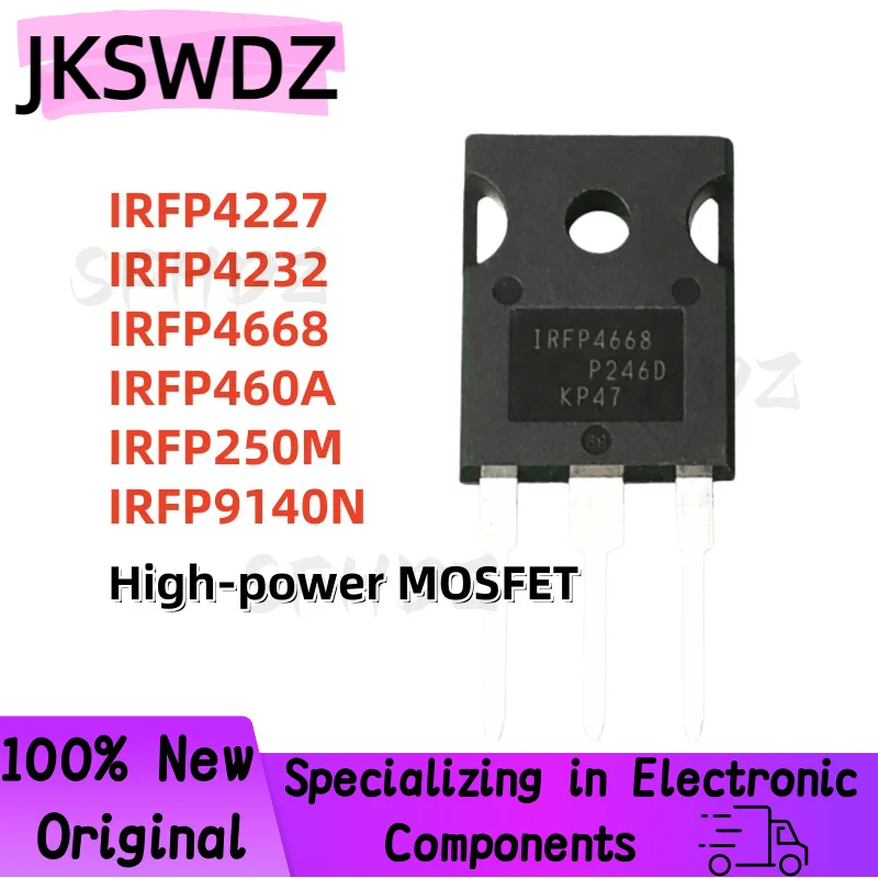 5PCS 100% Novo de Qualidade IRFP4227 IRFP4232 IRFP4668 IRFP460A IRFP250M IRFP9140N TO-247 MOSFET de Alta Potência