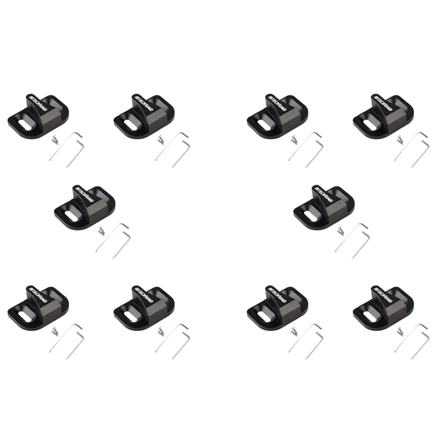 

10X Modification Tailgate Protection Limiting Stopper Solve Abnormal Noise Door Lock Buckle for Toyota Prado RAV4 03-21