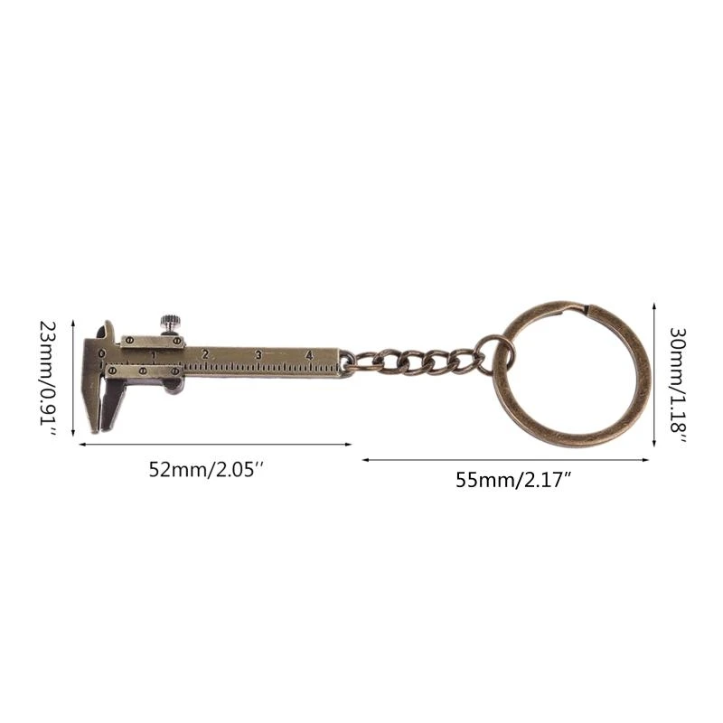 E06B portátil Mini Vernier Paliper Medida Ferramentas para Chain Chain LIGHA DO LIGA ZIM