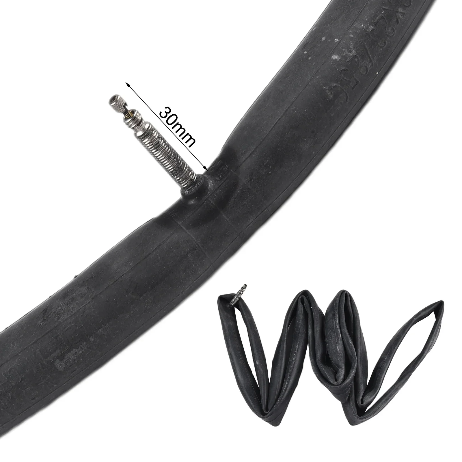 Bicycles Inner Tube 650B 23C 25C TubeS Rubber Black Bicycle Replacement Accessery Parts For 650B Road Bikes 650Bx 23C  25C