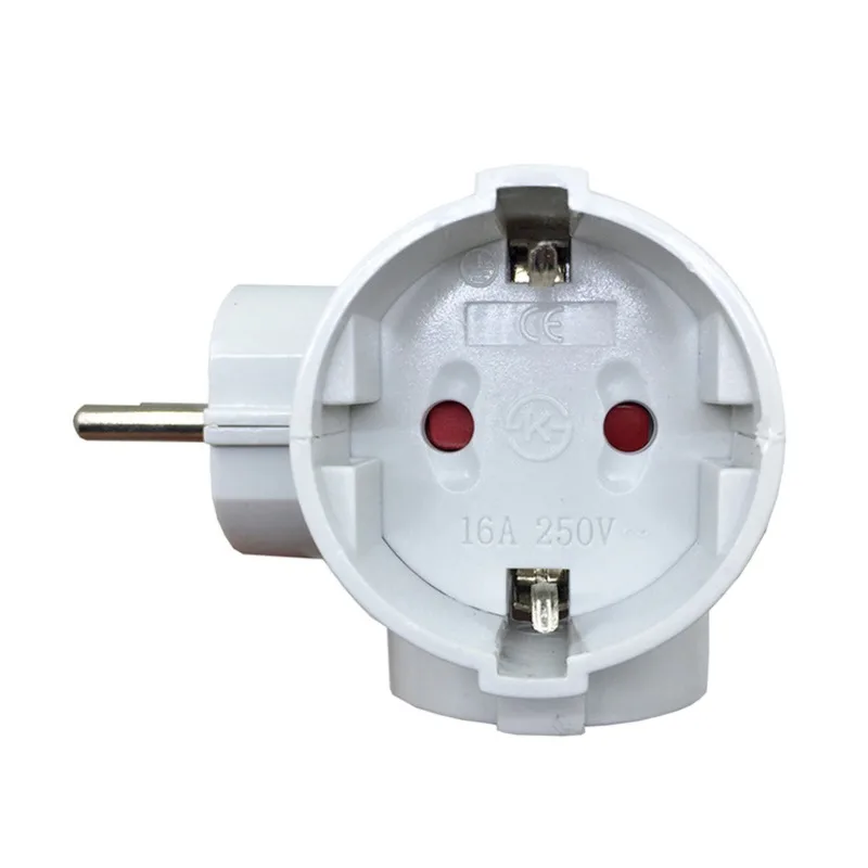 EU Plug Multiple Power Adapter EU Power Outlet European Standard Three-position Socket One to Three 1 out 3 Conversion Socket