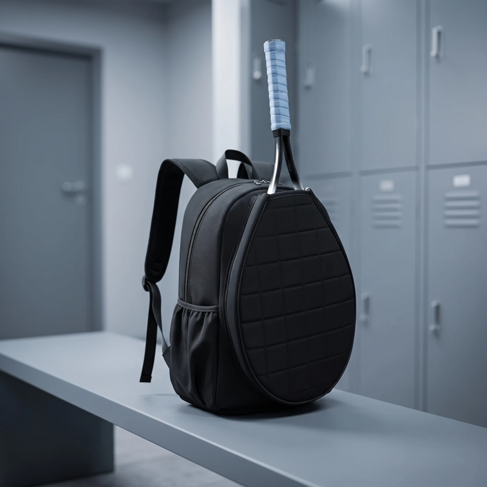 Tennis Backpack Large-Capacity Tennis Bag with Shoe Compartment Racket Backpack Comfortable Water-Resistant
