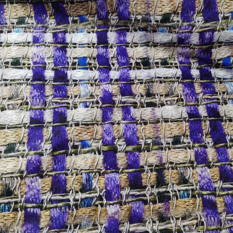 Bags Fabric Woven Pattern Printed Canvas Cloth for Sewing Handbags Sofa Curtain Fabric Table Cloth Pillow Fabric by Half Meter