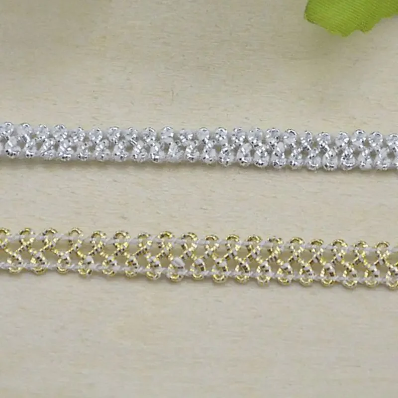 5 Meters/196.85 Inches Per Pack of New Fashion Garment Accessories, Lace Trim for Party Lingerie, Exquisite Wedding Dress Headpi