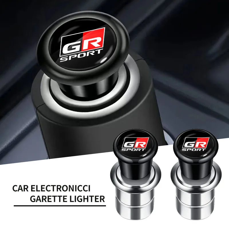 

1 шт. GR спортивный автомобильный адаптер прикуривателя портативная розетка для Toyota Yaris Gazoo Racing Corolla Supra 86 Hilux C-HR