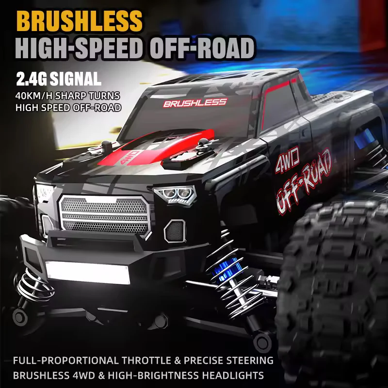 JJRC C8811 RC 1/20 4WD Metal Brushless High Speed 4WD Electric Remote Control Car Model Drift Racing Car Boy Toy