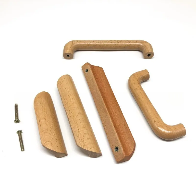 Küchenschrankgriff Schublade Massivholz Möbel Holztür Schubladenknöpfe Schrankgriffe für Möbel