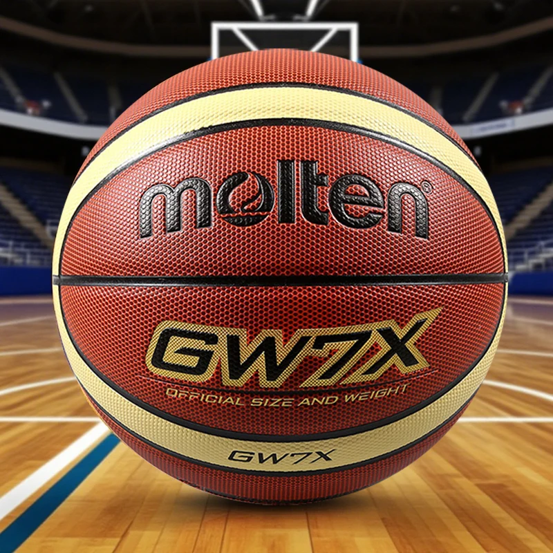 Molten Original Basketball Balls PU Material Size 7/6/5 High Quality Outdoor Indoor Training Match Women Men baloncesto