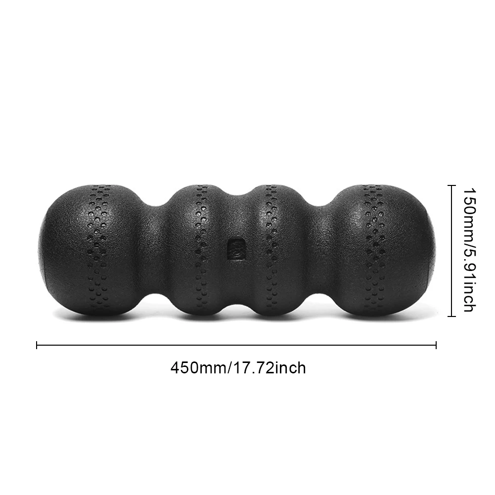 Yoga Foam Roller Wavy-Shape Massage Roller Relax Tight Muscles Deep Tissue Roller Myofascial Release for Back Neck Lumbar