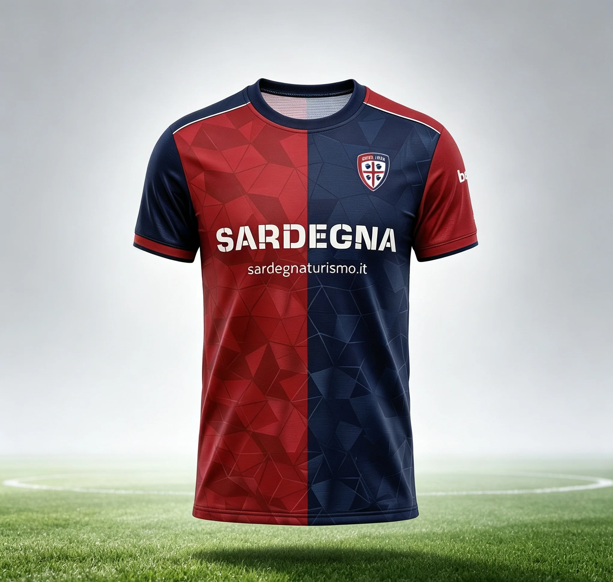 2026 Cagliari 3D-Druck Fußballtrikot Herren Damen Sommer Sport Oversize T-Shirt Atmungsaktiv Schnelltrocknend Streetwear Kleidung – Detail 2