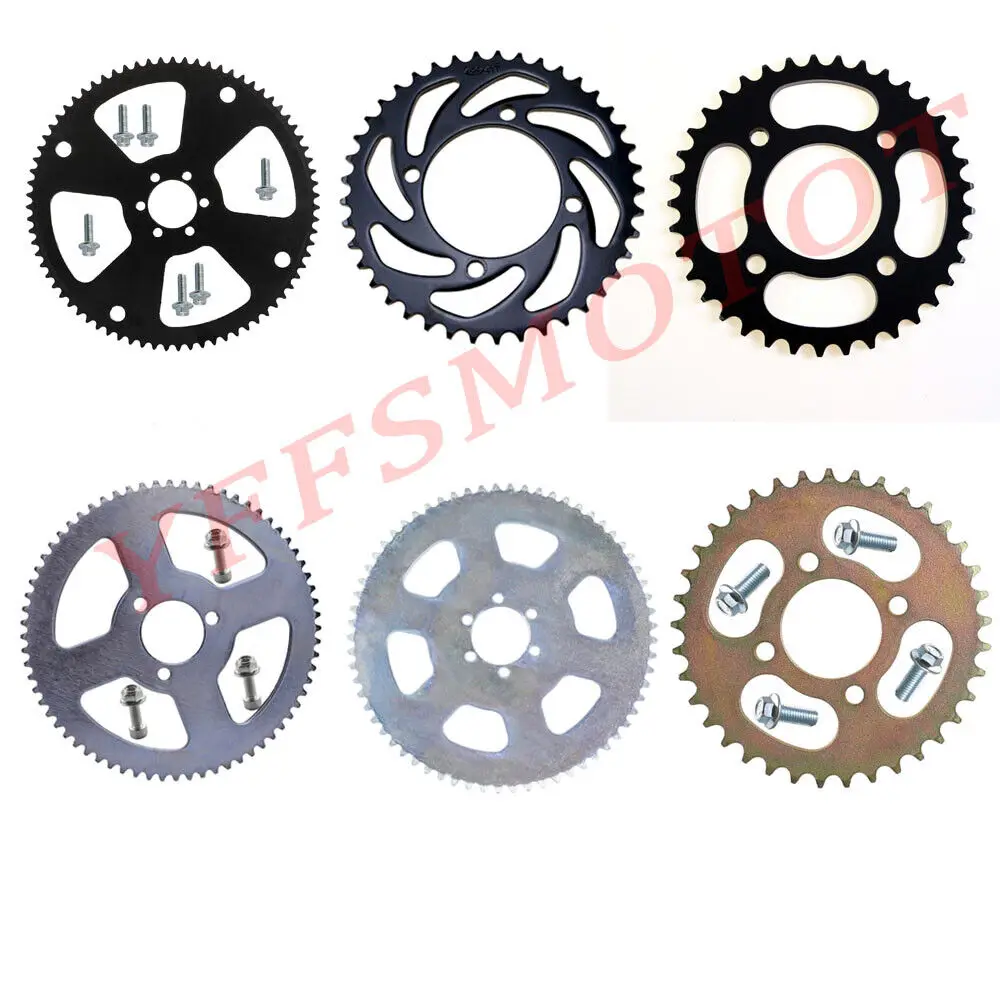 420/428 37T/41T/54T/65T Rear Back Chain Sprocket for Motocross ATV Quad 4Wheeler Quad Pit Dirt Bike Motorcycle Modified Parts