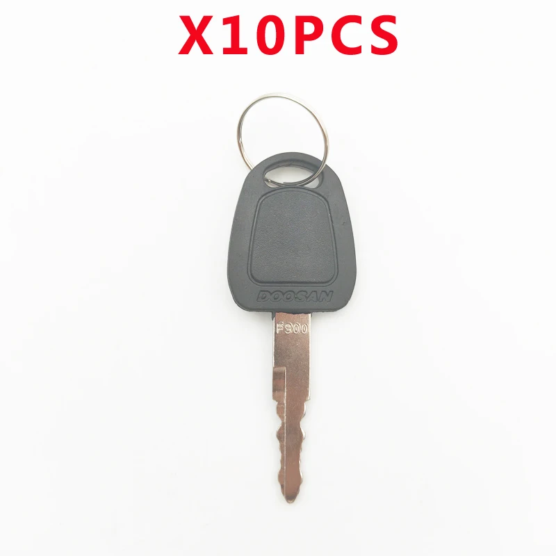 10pcs Key For Bobcat Daewoo Doosan Terex Excavator Ignition Keys F900 K1009605B