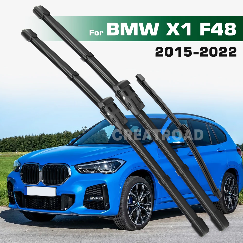 

GREATROAD Стеклоочиститель с левым и правым рулем, набор передних и задних щеток стеклоочистителя для BMW X1 F48 2015-2022, щетки для лобового стекла