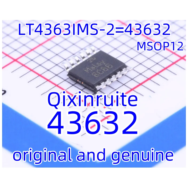 Qixinruite Brand new original genuine LT4363IMS-2=43632 MSOP12 high-voltage surge suppressor protector chip