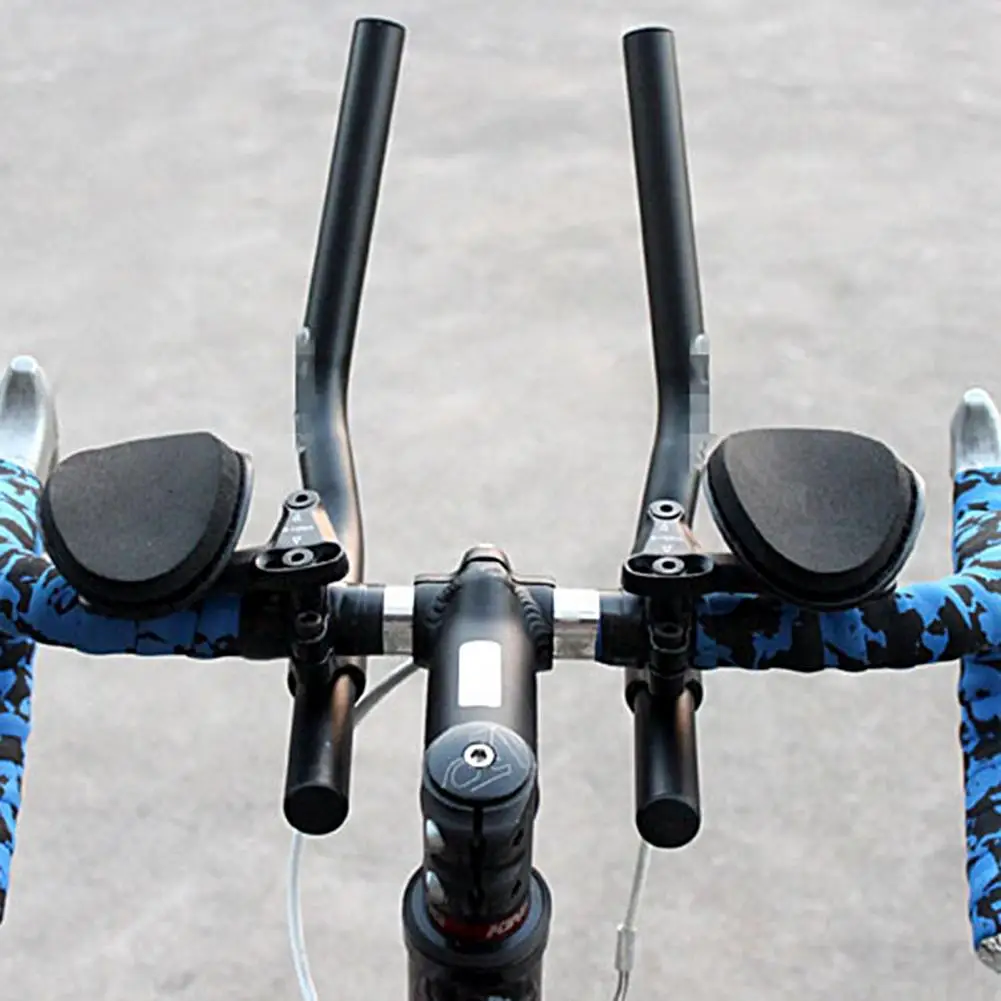 1 Pair TT Handlebar Bicycle Handlebar Universal Aluminium Alloy Riding Handle Bar Grip MTB Road Bike Cycling Rest Handlebar
